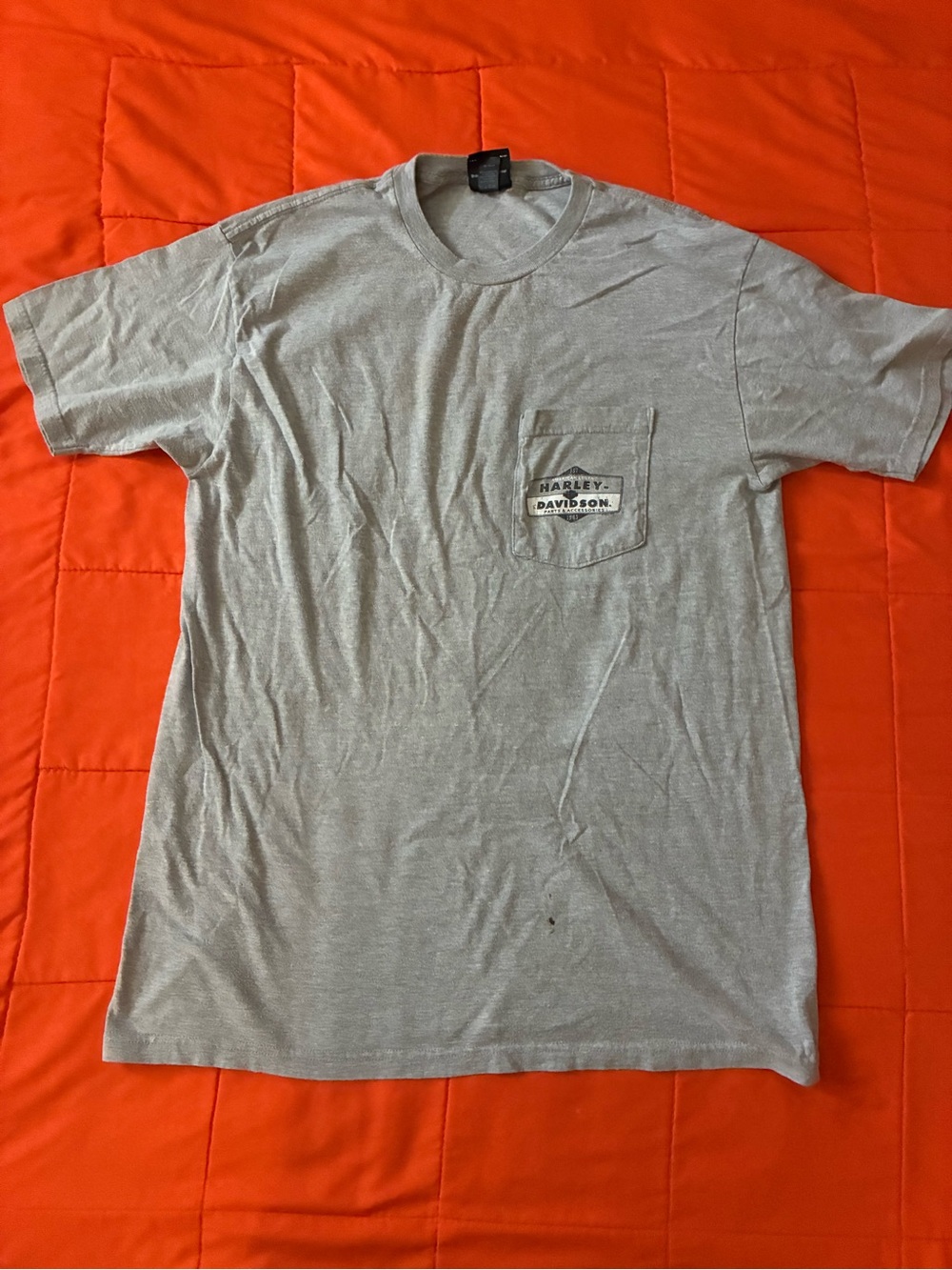 Harley Davidson Shirt Mens Large Gray Fort Smith Arkansas Graphic Shirt